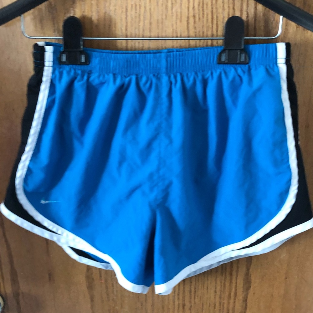 Blue nike shorts